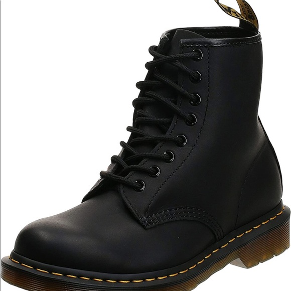 Dr. Martens Shoes - Dr. Martens Women's 1460 Greasy Combat Boot